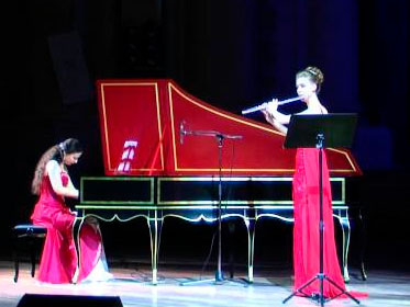 L. Vinci - sonata for flute&cembalo D-dur